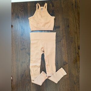 Tan Women's active Set